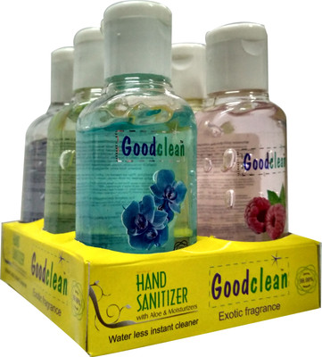 

Goodclean Goodclean Hand Sanitizer combo Pack(60 ml, Bottle, Pack of 6)