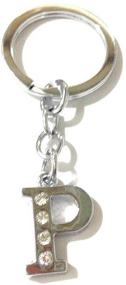 

NeoTask Alphabet P Chrome Metal Finish Key Chain