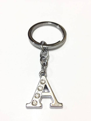 

NeoTask Alphabet A Chrome Metal Finish Key Chain