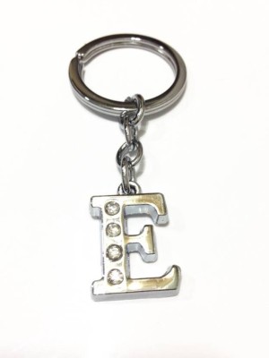 

NeoTask Alphabet E Chrome Metal Finish Key Chain