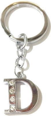 

NeoTask Alphabet D Chrome Metal Finish Key Chain