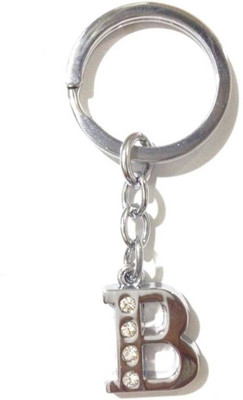 

NeoTask Alphabet B Chrome Metal Finish Key Chain
