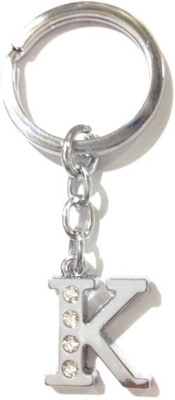 

NeoTask Alphabet K Chrome Metal Finish Key Chain