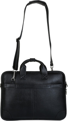 

American-Elm 17 inch Expandable Laptop Messenger Bag(Black)