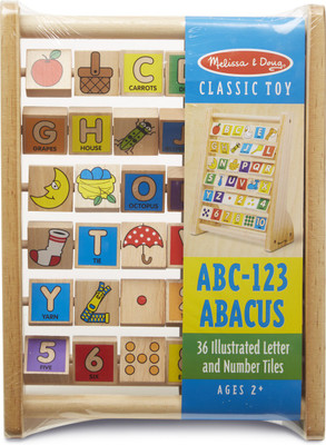 

Melissa & Doug ABC-123 Abacus(Multicolor)