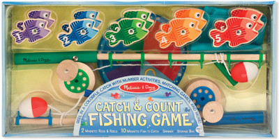 

Melissa & Doug Catch & Count Magnetic Fishing Rod Set(Multicolor)