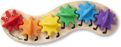 

Melissa & Doug Caterpillar Gears Toddler Toy(Multicolor)