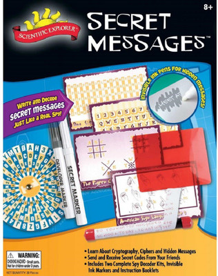 

Scientific Explorer Secret Messages Kit(Multicolor)