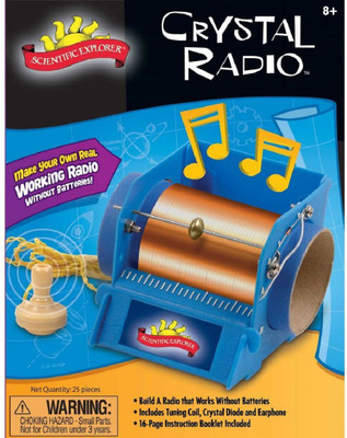 

Scientific Explorer Crystal Radio Mini Lab(Multicolor)