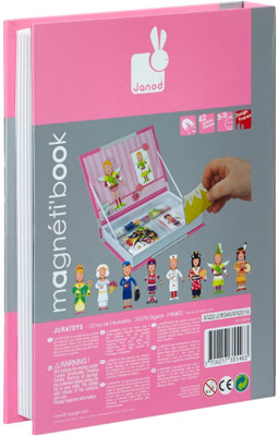 

Janod Girl's Outfits Magnetibook(Multicolor)