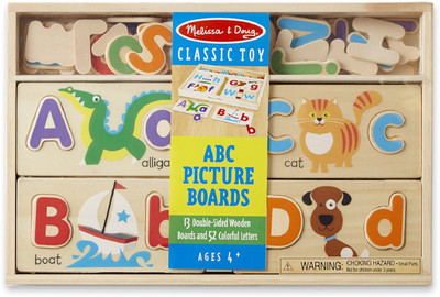 

Melissa & Doug ABC Picture Boards(Multicolor)