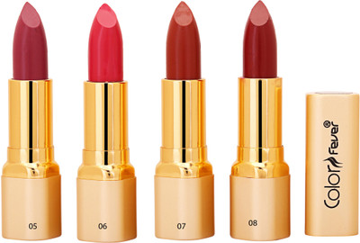 

Color Fever Matte Lipstick 05(Wine, Pink, Light Orange, Brick Red)