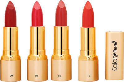 

Color Fever Matte Lipstick 14(Brick Orange, orange, Dark Red, Red)