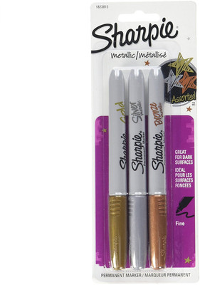 

Sharpie SAN 1823815(Set of 3, Metallic Gold, Silver, Bronze)