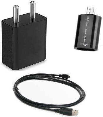 TROST Wall Charger Accessory Combo for Samsung Galaxy S6 Edge(Black)