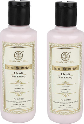 

Khadi Natural Organic Rose & Honey Moisturizer SLS & Paraben Free(420)