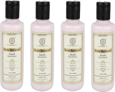 

Khadi Natural Organic Rose & Honey Moisturizer SLS & Paraben Free(840)