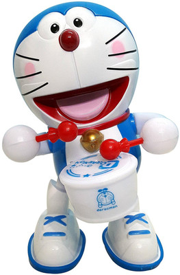 

AM Enterprises Musical Doremon Cartoon Drummer with Lighting Effects(Blue)