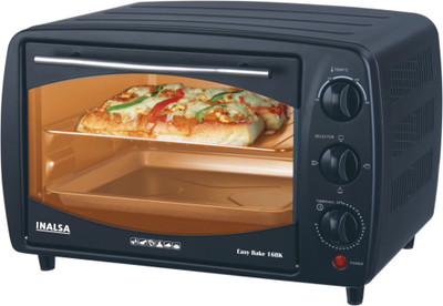 Inalsa 16-Litre Easy Bake 16BK Oven Toast Griller (OTG) (Black)