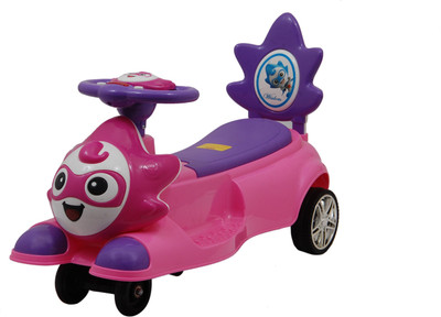 

Happykids Musical Magic Plasma Swing Car-Pink with storage box, sensor for lights(Pink)