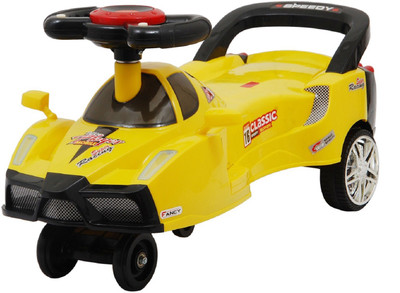 

Happykids Free Wheel Musical Magic Plasma Swing Car-Yellow(Yellow)