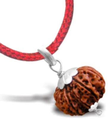 AJ AJ Retail Natural 11 Mukhi Rudraksha Pendent (Eleven Mukhi Rudraksha Pendent) Rudraksha Pendent (Nepal) IGL Certified 17.55 M.M. Silk Dori Pendant