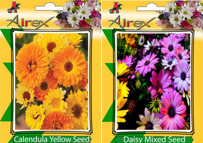 

Airex Calendula Yellow, Daisy Mixed Seed(20 per packet)