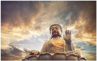 

God Buddha Poster for room Paper Print(12 inch X 18 inch, Rolled)