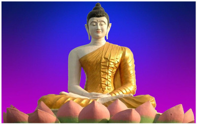 

God Buddha Poster for room Paper Print(12 inch X 18 inch, Rolled)