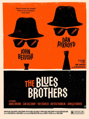 

Hollywood Movie Poster Collection II - Blues Brothers - Fan Art - Premium Quality Poster (12 x 17 inches) For Home & Office Decoration Paper Print(17 inch X 12 inch)