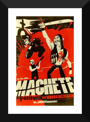 

Hollywood Movie Poster Collection II - Art Poster - Machete - Premium Quality Framed Poster (12 x 17 inches) For Home & Office Decoration Paper Print(17 inch X 12 inch)