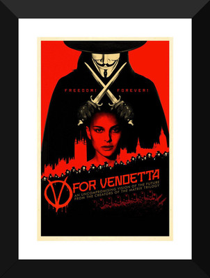 

Hollywood Movie Poster Collection II - Art Poster - V For Vendetta - Hollywood Collection - Premium Quality Framed Poster (12 x 17 inches) For Home & Office Decoration Paper Print(17 inch X 12 inch)