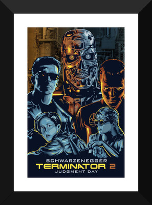 

Hollywood Movie Poster Collection II - Terminator 2 - Fan Art - Premium Quality Framed Poster (12 x 17 inches) For Home & Office Decoration Paper Print(17 inch X 12 inch)