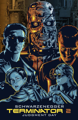 

Hollywood Movie Poster Collection II - Terminator 2 - Fan Art - Large Premium Quality Poster (18 x 24 inches) For Home & Office Decoration Paper Print(24 inch X 18 inch)