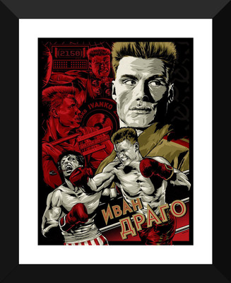 

Hollywood Movie Poster Collection II - Art Poster - Rocky - Russian - Premium Quality Framed Poster (12 x 17 inches) For Home & Office Decoration Paper Print(17 inch X 12 inch)