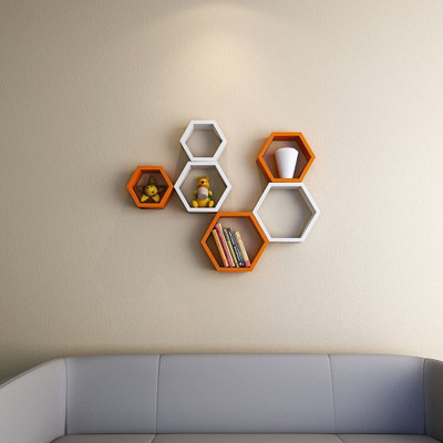 

Goodwill MDF Wall Shelf(Number of Shelves - 6)