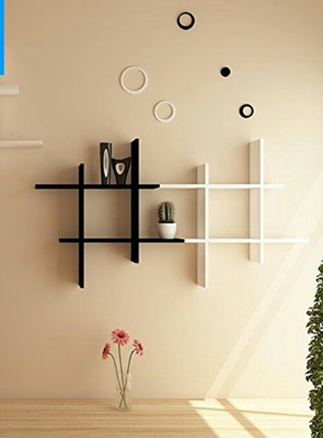 

TECH DECOR Beautiful MDF Fancy Wall Decor Wooden Wall Shelf(Number of Shelves - 2, Multicolor)