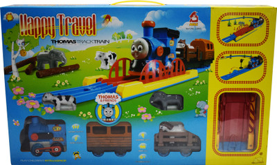 

Gift World New Happy Travel Full Function Track Train Set(Multicolor)