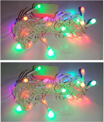 

LIPAX 10 inch Multicolor Rice Lights(Pack of 2)