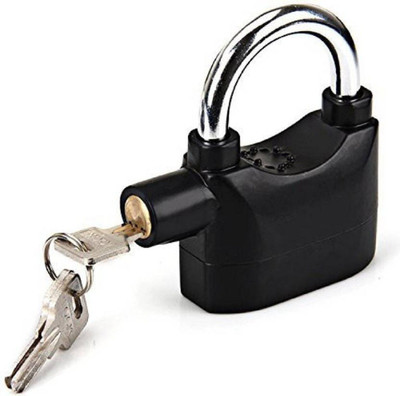 

MASTER Siren Alarm Lock 110Db AntiTheft Security System Door Motor Safety Lock(Black)