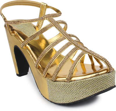 

Bonzer Women Golden Heels