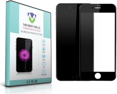 MOBIVIILE Edge To Edge Tempered Glass for Apple iPhone 6s(Pack of 1)