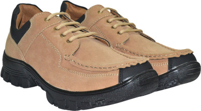 

Tumbler Suede Leather Khaki Casuals For Men(Khaki, Chiku