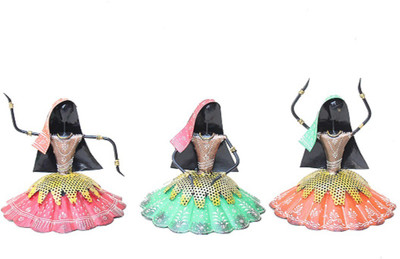 

Apkamart Decorative Showpiece - 24 cm(Iron, Multicolor)