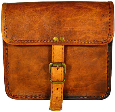 

Anshika International Boys & Girls Casual Brown Genuine Leather Messenger Bag