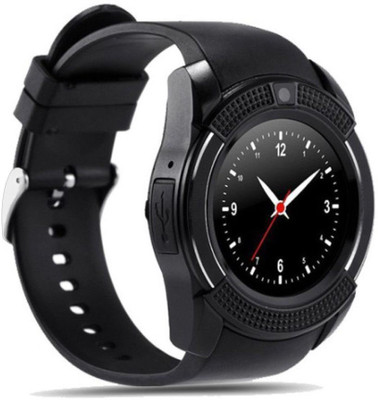 

ESTAR Presenting Bluetooth Smartwatch With Sim-Card Support Black Smartwatch(Black Strap Free Size)