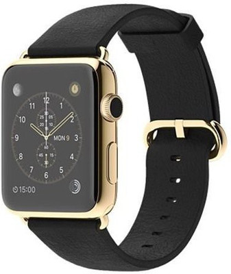 

ESTAR Presenting Bluetooth Smartwatch With Sim-Card Support Gold Smartwatch(Brown Strap Free Size)