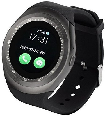 

ESTAR Presenting Bluetooth Smartwatch With Sim-Card Support Black Smartwatch(Black Strap Free Size)