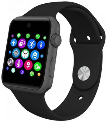 

ESTAR Presenting Bluetooth Smartwatch With Sim-Card Support Black Smartwatch(Black Strap Free Size)