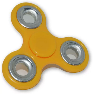 

CB InfoTECH Fidget Hand Spinner Ultra Speed With Silver Rings(Yellow)